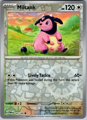 Pokemon - Miltank 147/182 - Paradox Rift - Reverse Holo - NM/M • $0.99