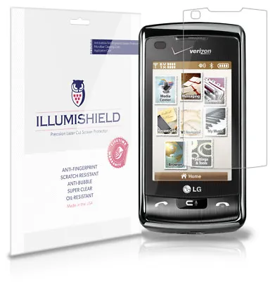 ILLumiShield Anti-Bubble/Print Screen Protector 3x For LG EnV Touch VX11000 • $7.65