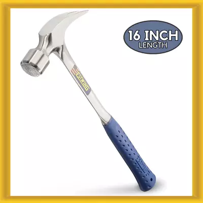 Estwing E3-30SM 30 Oz. Milled Face Rip Framing Hammer Blue Shock Reduction Grip • $54.99