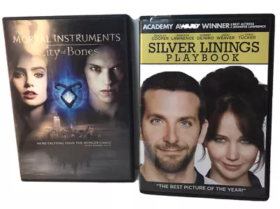 2 DVD Lot ‘The Mortal Instruments City Of Bones’ & ‘Silver Linings Playbook’  • $8.99