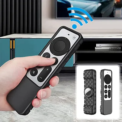 $9.25 • Buy 2In1 Silicone Remote Protective Case For Apple TV 4K 2nd Gen Siri 2021 Air Tag