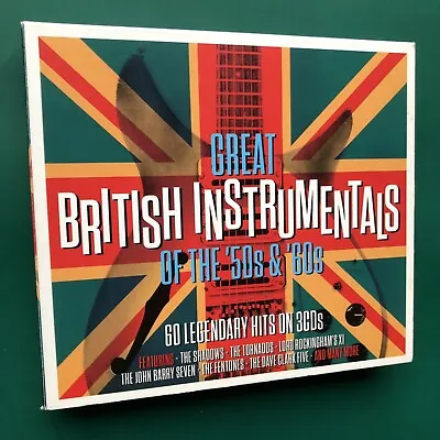 GREAT BRITISH INSTRUMENTALS - 50s & 60s Pop Rock 3x CD John Barry James Bond 007 • $31.08