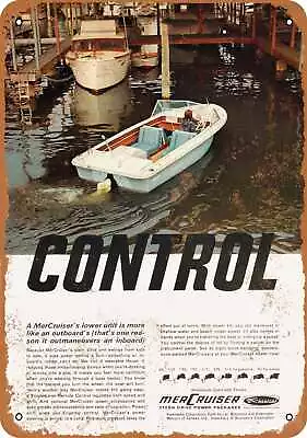 Metal Sign - 1966 Mercruiser Inboard Boat Motors -- Vintage Look • $18.66