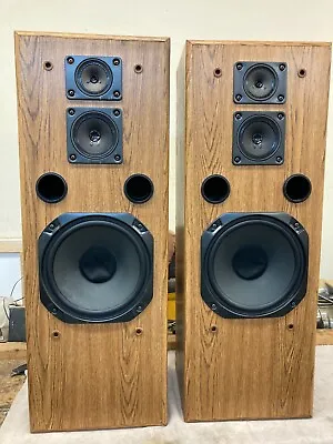 Vintage Fisher Stv-9005 Floor Speakers (1 Pair) 100 Watts 8 Ohm Sound Great! • $75