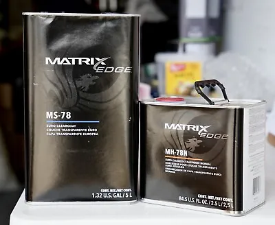 Matrix Edge MS-78 Euro 2:1 Clearcoat 7.5L Kit W/Slow Or Medium Hardener! MS 78 • $174.99