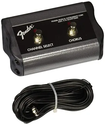 Genuine Fender 2-Button Footswitch: Channel/Chorus On/Of 1/4  Jack Princeton • $43.02