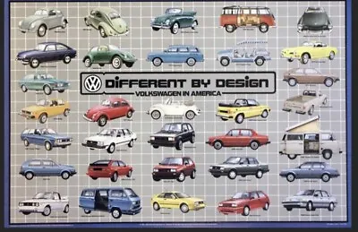 VW- Volkswagen In America History Original Extremely Rare! Car Poster! Own It! • $29.95