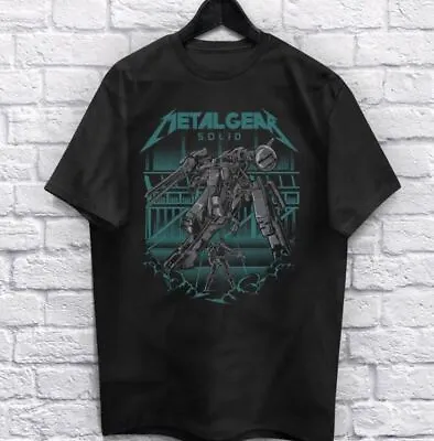 Vintage Metal Gear  Black Cotton T-Shirt HT58377 • $18.99