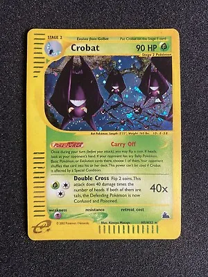 [Mint] 2003 Pokemon Crobat Holo- Skyridge H5/H32 English • $225