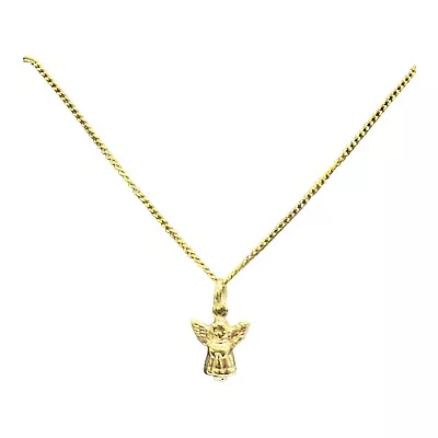 9ct 9K Yellow Gold Guardian Angel Charm Pendant 0.56 Grams. Brand New • £53.24