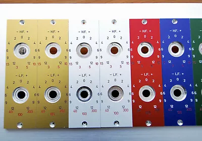 Opamp Labs EQ Kit Faceplate PAIR For Quad Eight Electrodyne Style Inductor EQ • $175