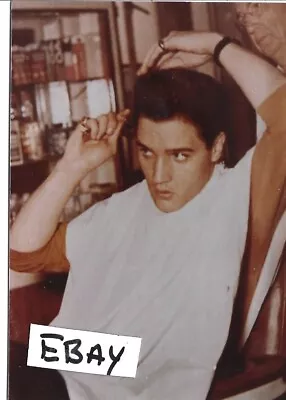 Rare Elvis Original Photo Candid Doing Hair 1950's Estate Find Kodak Lot Ff • $2.99