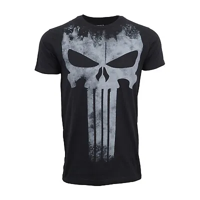 Marvel The Punisher Mens Black Graphic T Shirt • $14