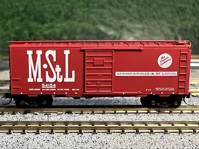 N - MTL 20860 Minneapolis & St. Louis 40' Single Door Boxcar M&StL54154 N8381 • $19.99