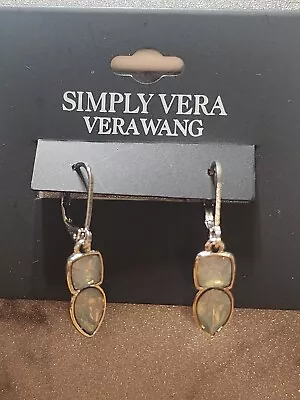 Simply Vera Vera Wang Silver Tone Moonstone Drop Earrings New • $12