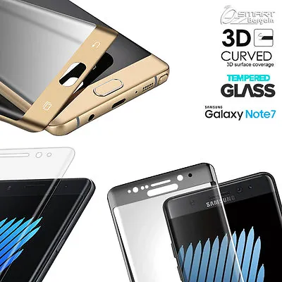 3D FULL Coverage Tempered Glass Screen Protector For Samsung Galaxy Note 7 S7Edg • $6.99