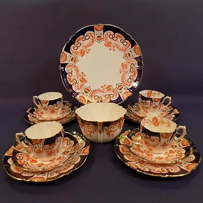 £120 • Buy Antique Aynsley Imari 8528 Pattern 14 Piece Coffee Set