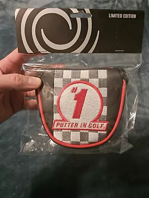 Limited Edition Odyssey Putter Cover #1 Putter In Golf Checker Flag Black Mallet • $35