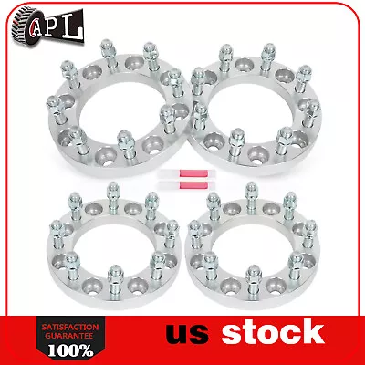 4X 25mm Thick Wheel Spacers 8x6.5 9/16  Studs For Ford F250 F350 Dodge Ram 2500 • $84.98