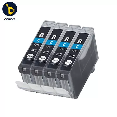 4 CYAN INK CARTRIDGE Compatible With Canon Multipass MP500 MP510 Mp530 MP600 • £4.99