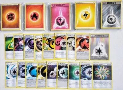 $6.99 • Buy Pokemon Basic Energy 50 Card Lot Guaranteed 3 Special Energy Cards With HOLO NM