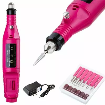 New Professional Electric Nail File Drill Manicure Tool Pedicure Machine Set Kit • $11.98