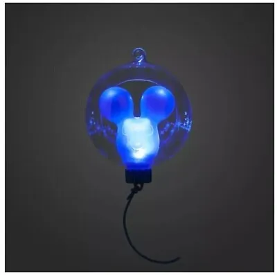 Mickey Mouse Balloon Light-Up Living Magic Sketchbook Ornament – Blue (NWT) • $27.99