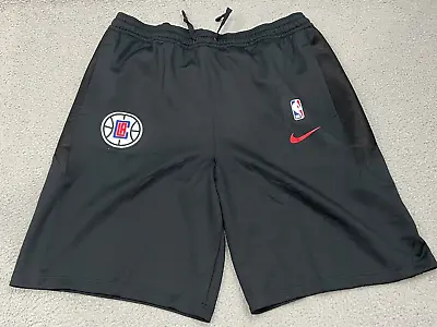 Los Angeles Clippers NBA Men Shorts Size 3XL Tall Large Pockets Black • $39