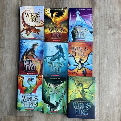 $15 • Buy WINGS OF FIRE Books Set Tui T. Sutherland Lot Of 9 Random Books EUC #2531