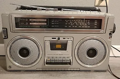 Vintage AIMOR ST-804FS2 Boombox Stereo Ghettoblaster *Cassette Does Not Work* • $59.63