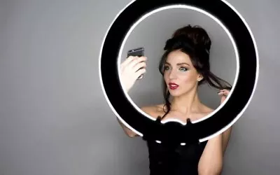 Ring Light With Stand - Selfie & Vlogger - Influencer LED - USB  • $35.99