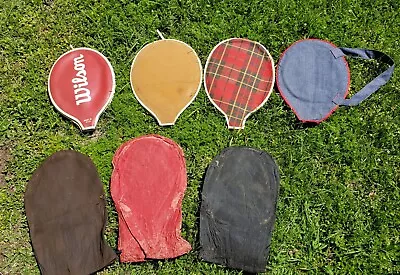 Vintage Tennis Racquet Head Covers - Lot Of 7! • $22