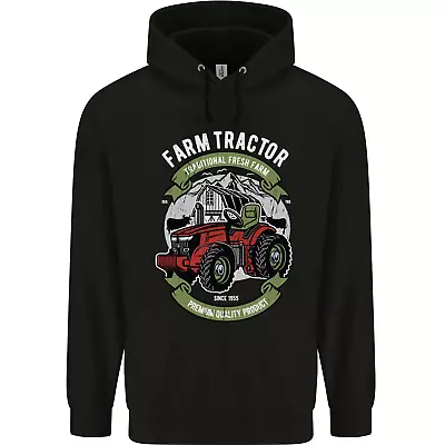 Farm Tractor Farming Farmer Childrens Kids Hoodie • £17.99