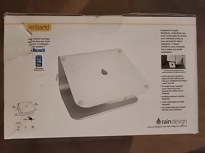 Rain Design Silver MStand Laptop Tablet Notebook Stand Riser Desk Slip Resistant • $25