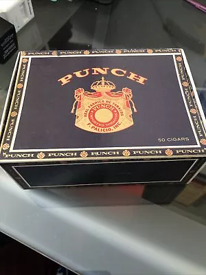 $27.99 • Buy Vintage Cigar Box, Punch Imported Tobaccos Cigar Box