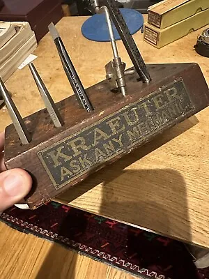 Antique Hardware Store Display KRAEUTER Cold Chisel “ASK ANY MECHANIC” • $44.99