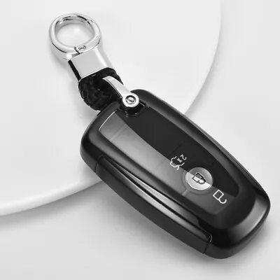 TPU Car Key Cover Case Fob Holder For Ford Mustang EcoSport Escape Keyless Black • $29.69