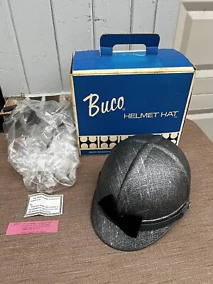 Vtg Buco Half Helmet Riding Bike Horse Show Box 1960s Papers Large 7 Scooter • $399.99