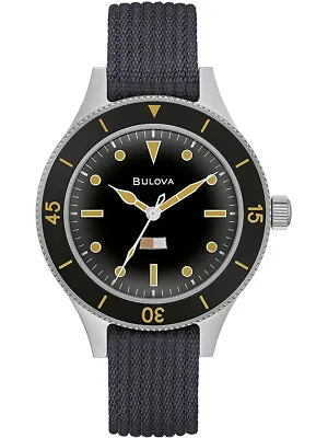 Bulova 98A266 Mil-Ships-W-2181 Automatic Mens Watch 41mm 20ATM • $1018.42