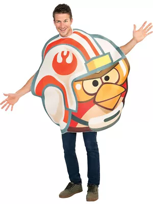 Adults Angry Birds Star Wars Rebel X-Wing Fighter Pilot Costume One Size • $29.98