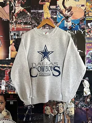 Vintage 1994 Dallas Cowboys Sweatshirt Gray Artex Size XL • $27.99