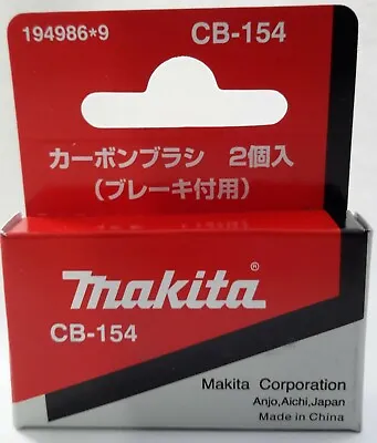 OEM Genuine Makita Carbon Brush Set 194986-9 CB-154 1949869 LS1016L LS1216 2704 • $11.90