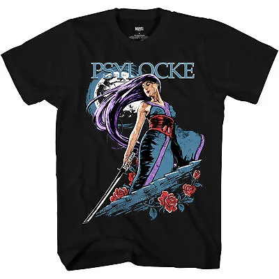 X-Men Psylocke Moon Marvel Comics Adult T-Shirt • $21.95