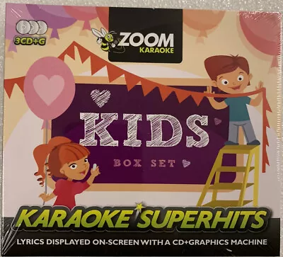 £7.95 • Buy Zoom Karaoke Superhits - Kids - 3 CD+G Disc Set