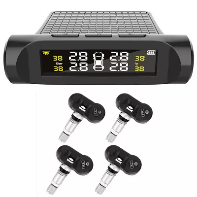 $33.20 • Buy Wireless TPMS Car Tire Tyre Pressure Monitoring System With 4 Internal Sensors 