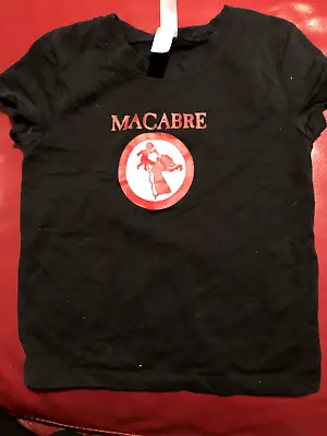 Macabre Murder Metal Rock T-Shirt For Baby Toddler 1 2 3 Years 18 24 Months • £11.99