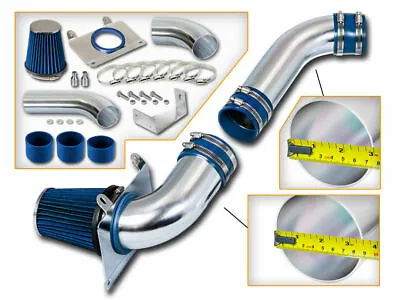 BCP BLUE 87-88 Mustang Non-MAF 5.0L V8 Cold Air Intake Racing System + Filter • $569.99