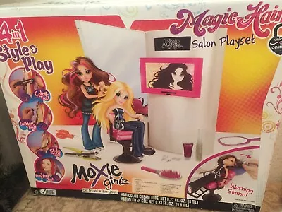 Moxie Girlz Magic Hair Salon Playset NIB Plus Dolls • $85
