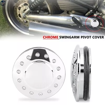 $24.98 • Buy Chrome Aluminum Swingarm Pivot Bolt Cover Fit For Harley V-Rod 06-17 Street Rod