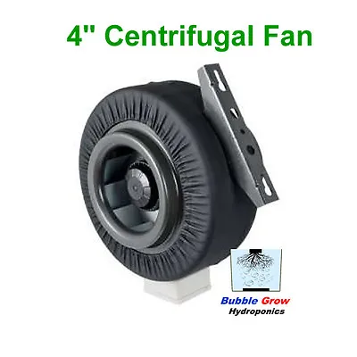 Centrifugal Fan Ventilation Exhaust Fan 4 /100mm Vent Duct Extractor Metal Blade • $113.80
